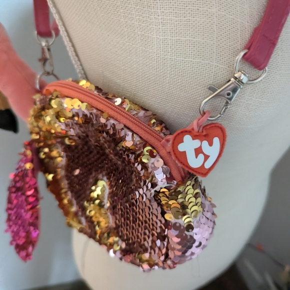 Ty Flamingo purse - Picture 2 of 5